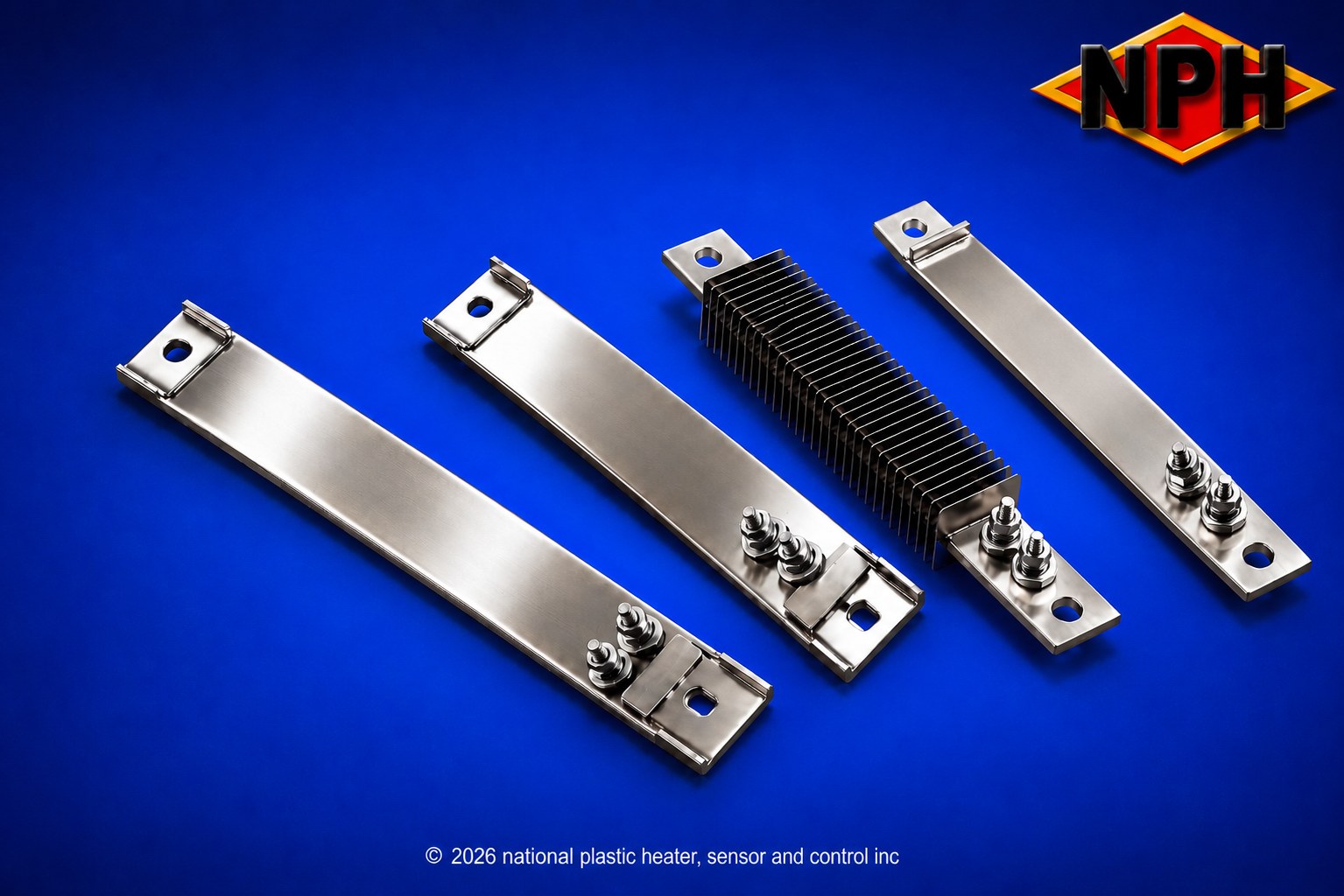 NPH Finned & Non-Finned Channel Strip Heaters Group NPH Finned & Non-Finned Channel Strip Heaters Group